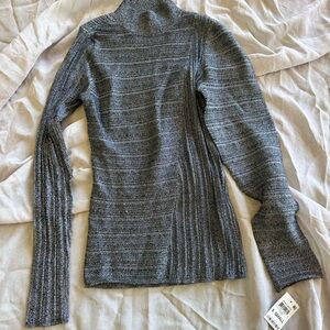 INC International Concepts Charcoal Turtleneck Sweater